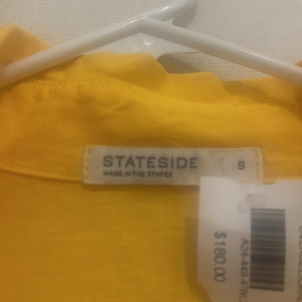 Stateside Oversized Linen Button down NWT - Picture 5 of 7